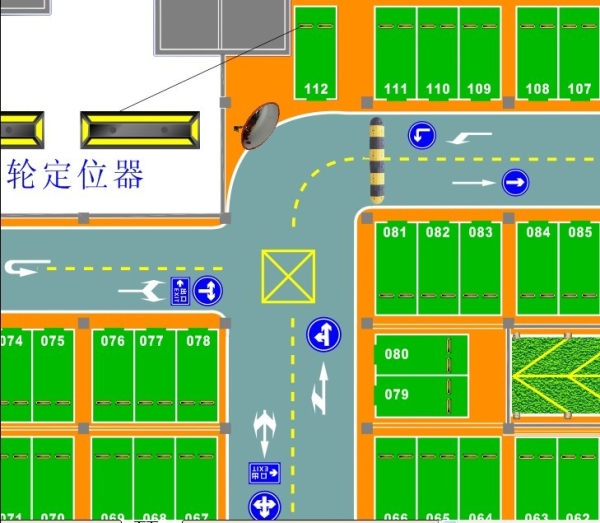 停車場標志牌標線設(shè)計