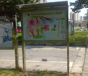 疏散安全宣傳標(biāo)識牌