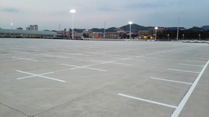 戶外停車場標(biāo)線施工